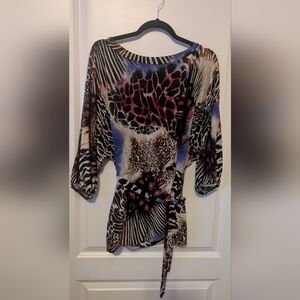 Animal Print Women's Top